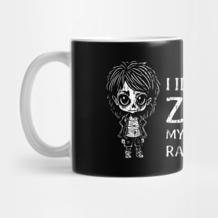 Funny Girl Zombie Pronouns - 2 Mug